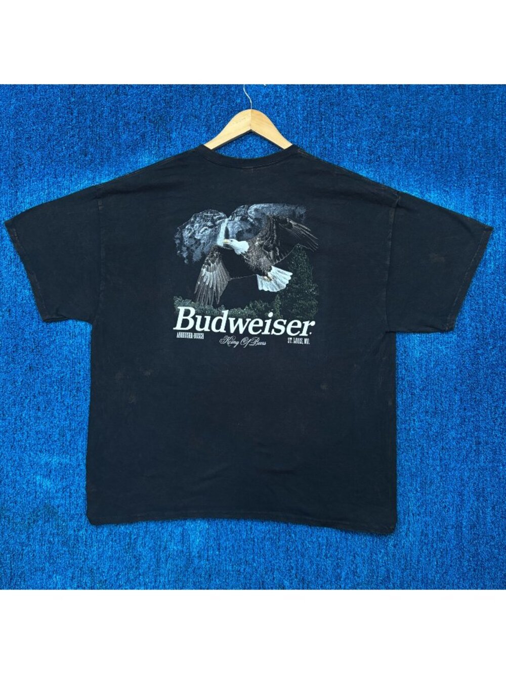 Budweiser King of Beers Bald Eagle American Lager Tee XXL